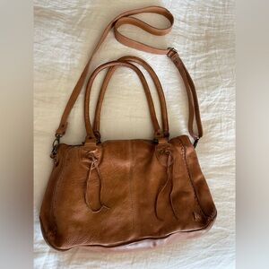 BED|STU Rockababy Tan Leather Satchel Crossbody
